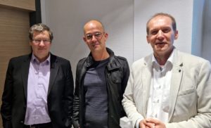 FM220607 (v.l.n.r.): Klaus Stephan, President; Philip Horváth, Culture Catalyst; Robert Baumgartner, VP Finance & Sponsoring